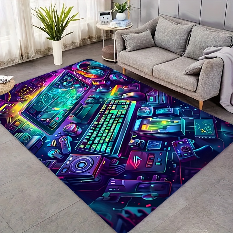 Esports Gaming Live - Cyberpunk Gaming Rug Flanel Tapijt Esports