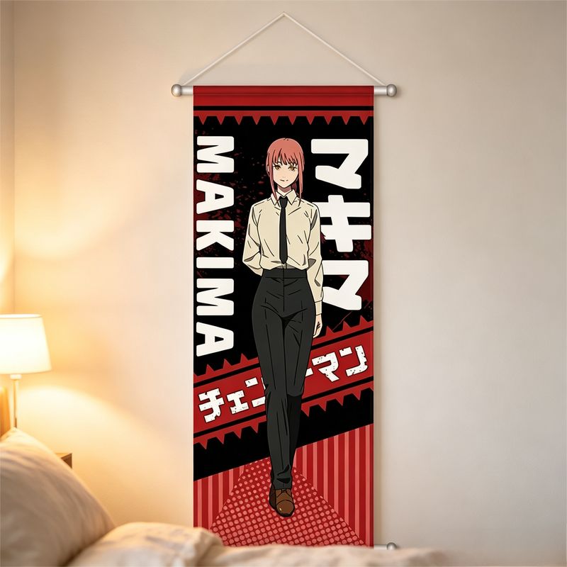 Esports Gaming Poster - VIKAMA Chainsaw Man Wall Scroll Poster,