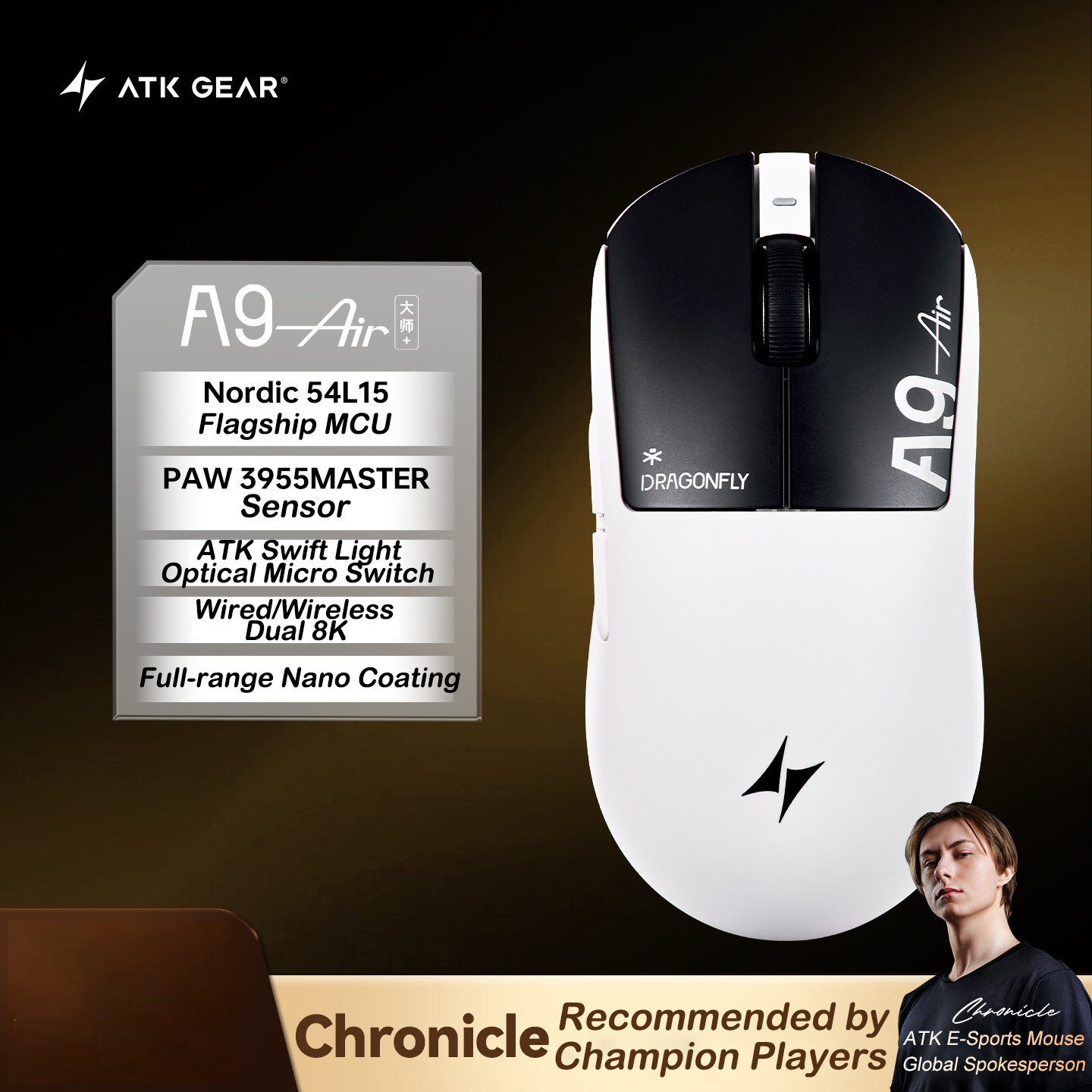 Ultimate Esports Gaming - ATK A9 Air Ultimate Plus Gaming