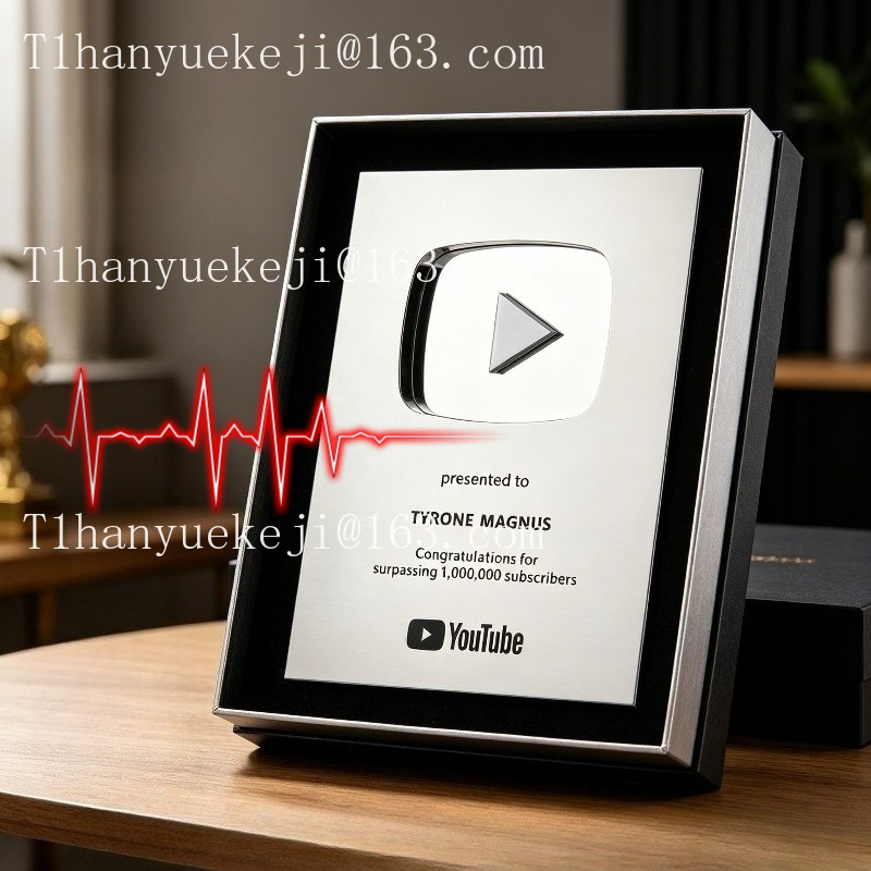 Esports Gaming Trophy - Nieuwe YouTube Play Button Award UV-geprinte