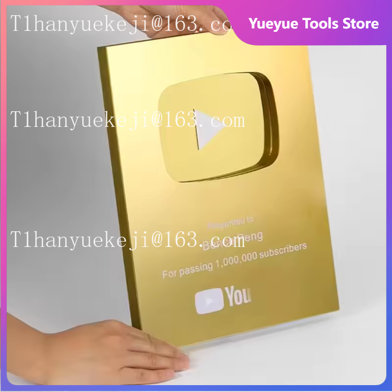 Esports Gaming Trophy - Op maat gemaakte YouTube Play Button