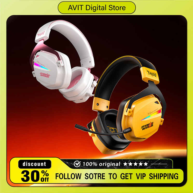 Gaming Headset 7.1 - TAIDU THS326 Draadloze hoofdtelefoon Vier modus