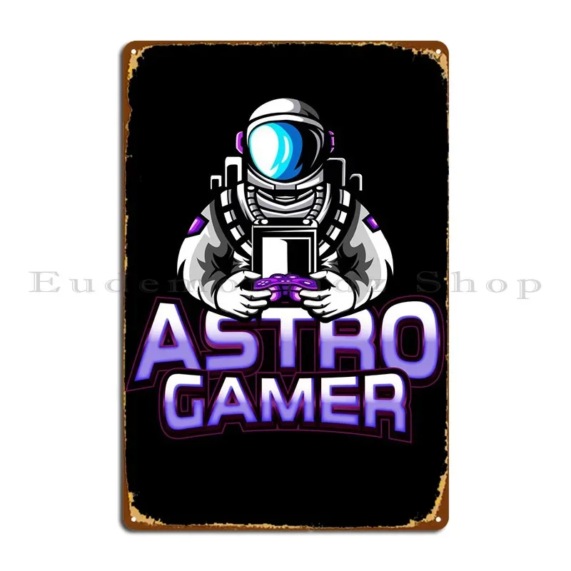 Esports Gaming Poster - Astro Gamer Gaming Esports Metalen plaquette