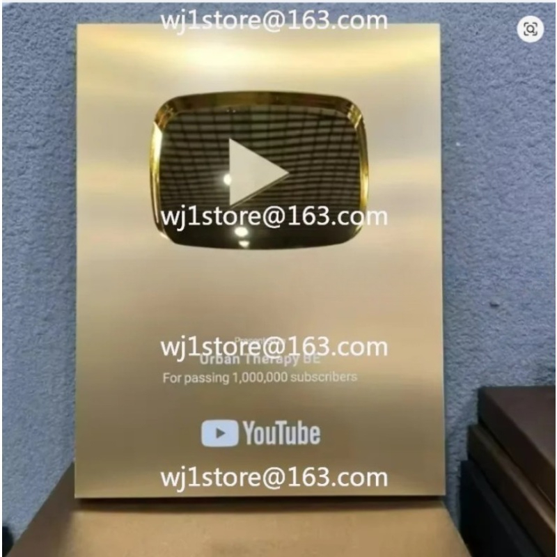 Esports Gaming Trophy - 2026 Nieuwe YouTube Play Button Award