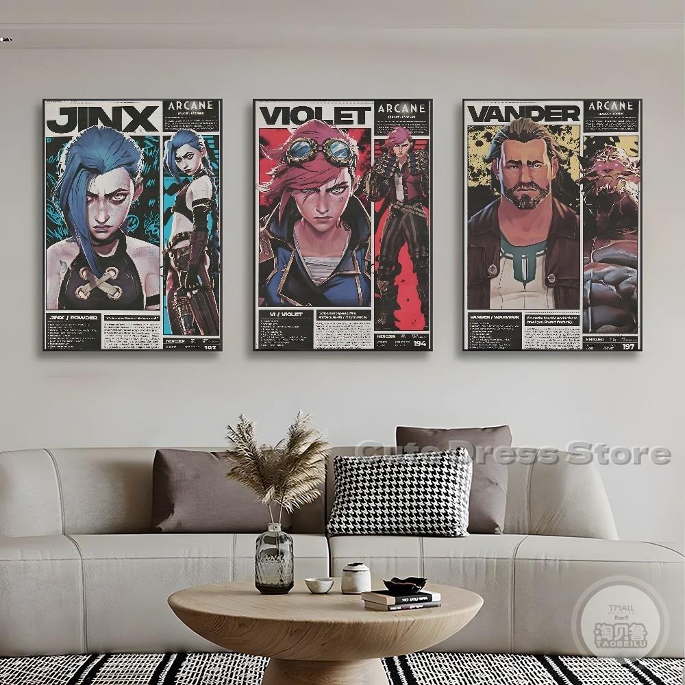 Arcane Canvas Print Unframed W - Esports Gaming Poster recensie en prijs