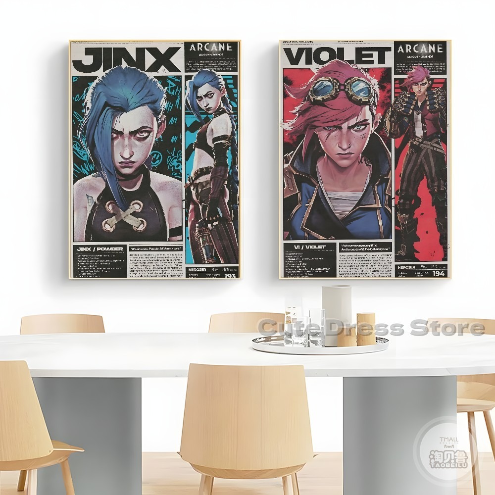 Arcane Canvas Print Unframed W - Esports Gaming Poster recensie en prijs