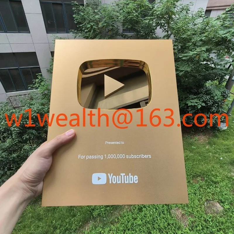 Gouden aangepaste naam YouTube - Esports Gaming Trophy recensie en prijs