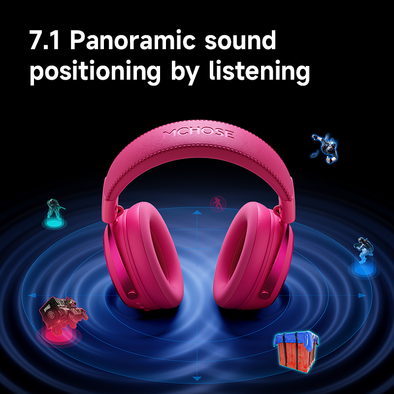MCHOSE X9 draadloze gaminghead - Gaming Headset 7.1 recensie en prijs