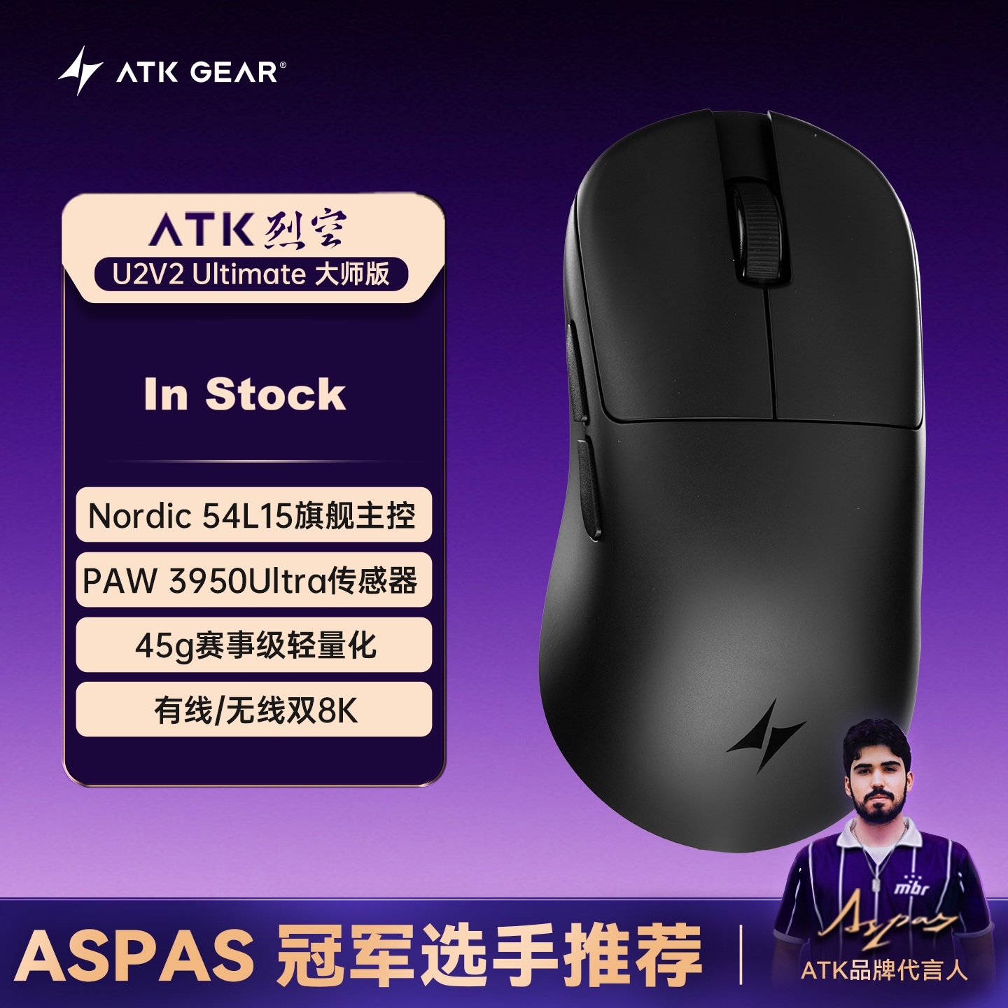 ATK U2 V2 Mini Ultimate Tri-mo - Ultimate Esports Gaming recensie en prijs