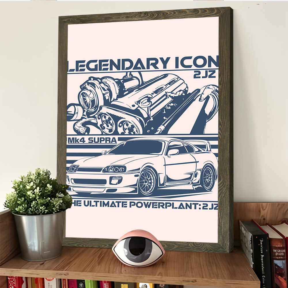 MK4 Sportwagen 2JZ Motor Afdru - Esports Gaming Poster recensie en prijs