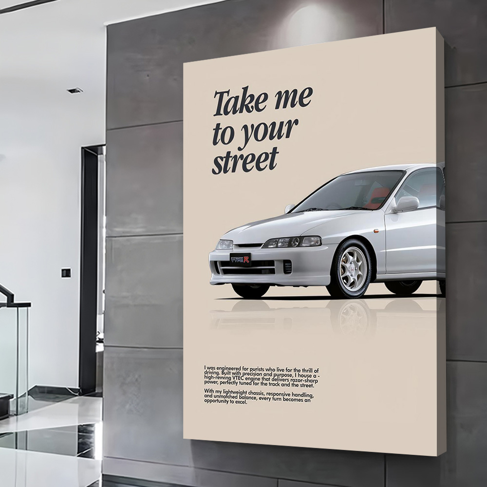 Sportwagen Integra Type R Afdr - Esports Gaming Poster recensie en prijs