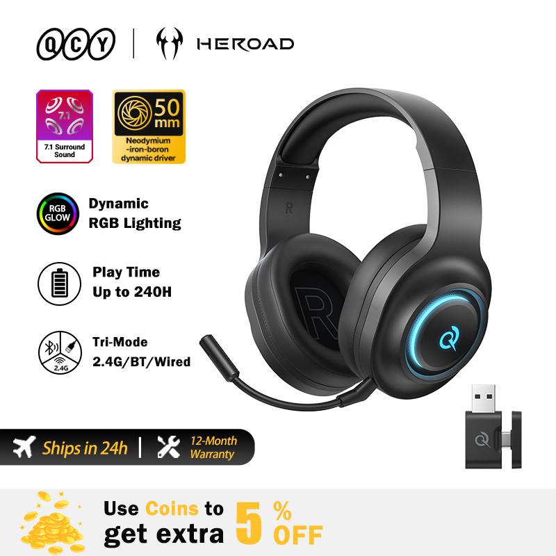 QCY Heroad V200 Gaming Headset - Gaming Headset 7.1 recensie en prijs