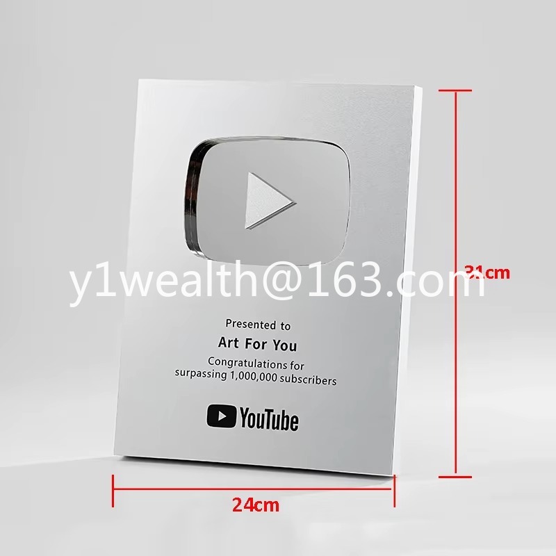 Nieuwe YouTube Play Button Awa - Esports Gaming Trophy recensie en prijs