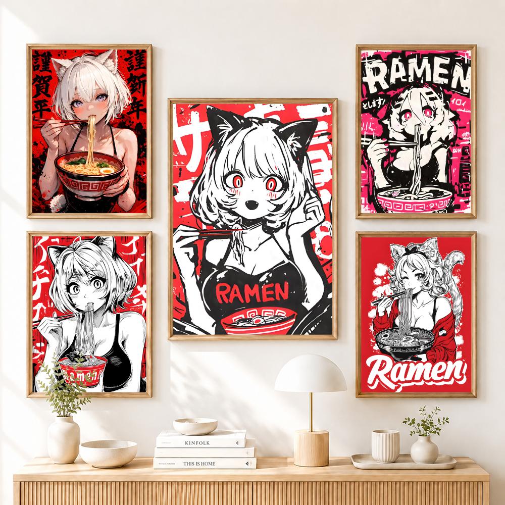 Anime Kat Meisje Schilderij Ka - Esports Gaming Poster recensie en prijs