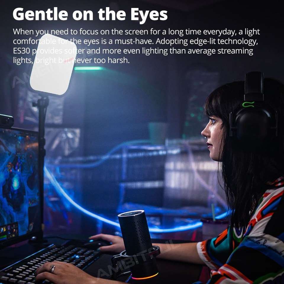 Godox LED Gaming Light ES30 E- - Esports Gaming Live recensie en prijs