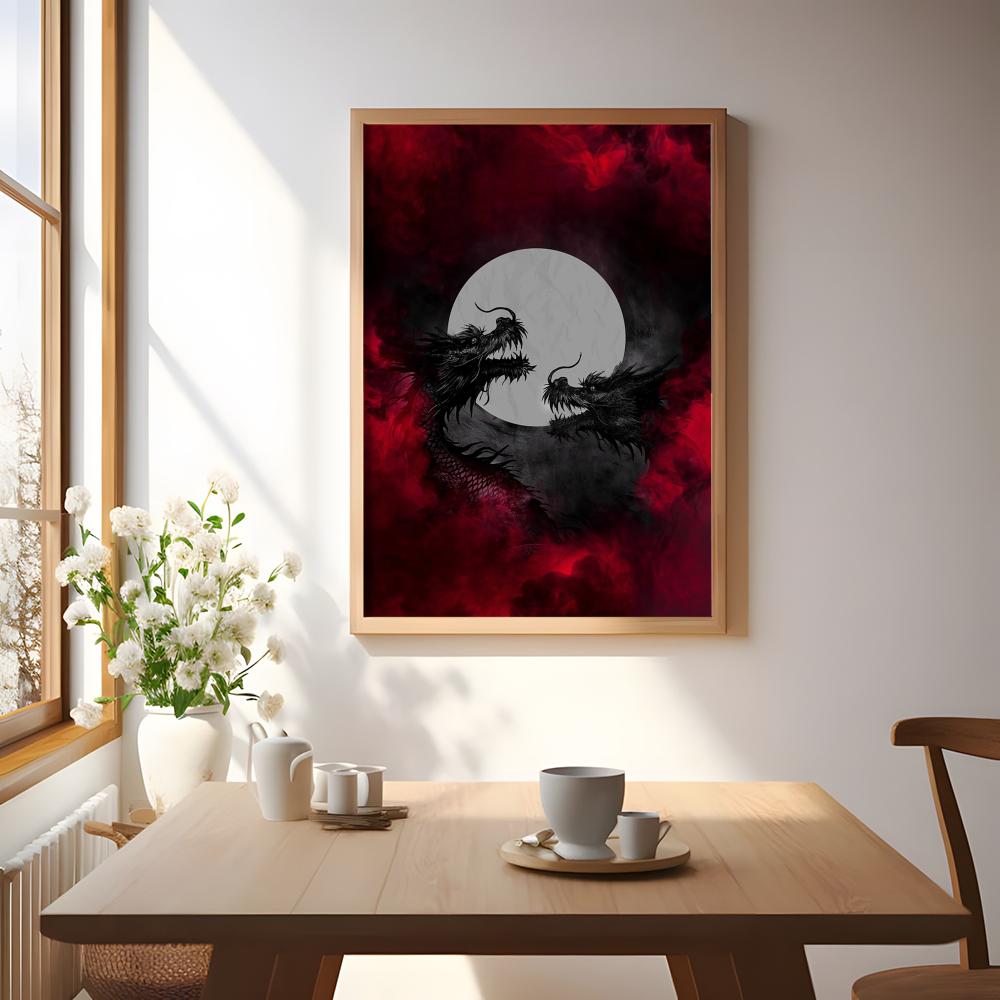Black Dragon Poster Waterdicht - Esports Gaming Poster recensie en prijs