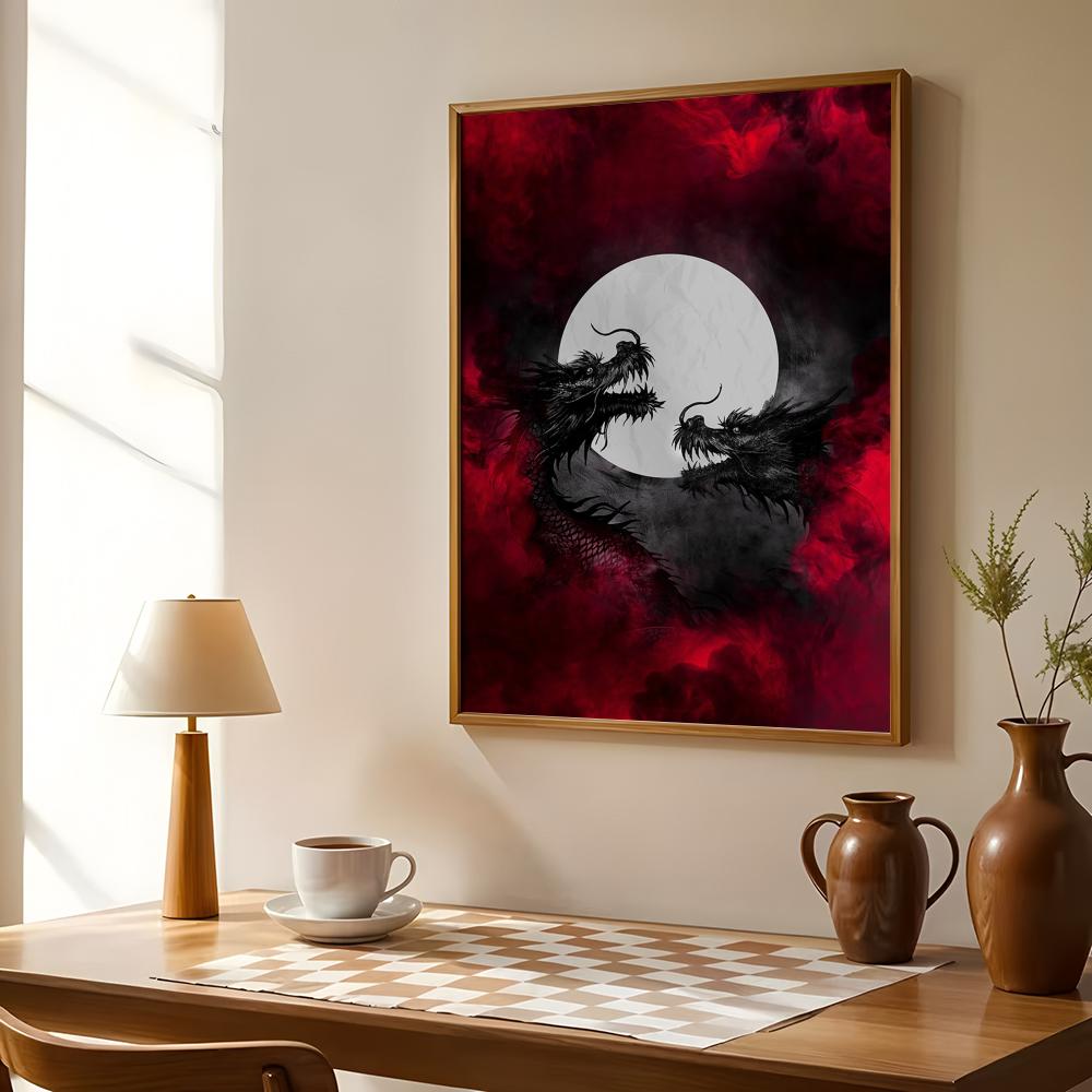 Black Dragon Poster Waterdicht - Esports Gaming Poster recensie en prijs
