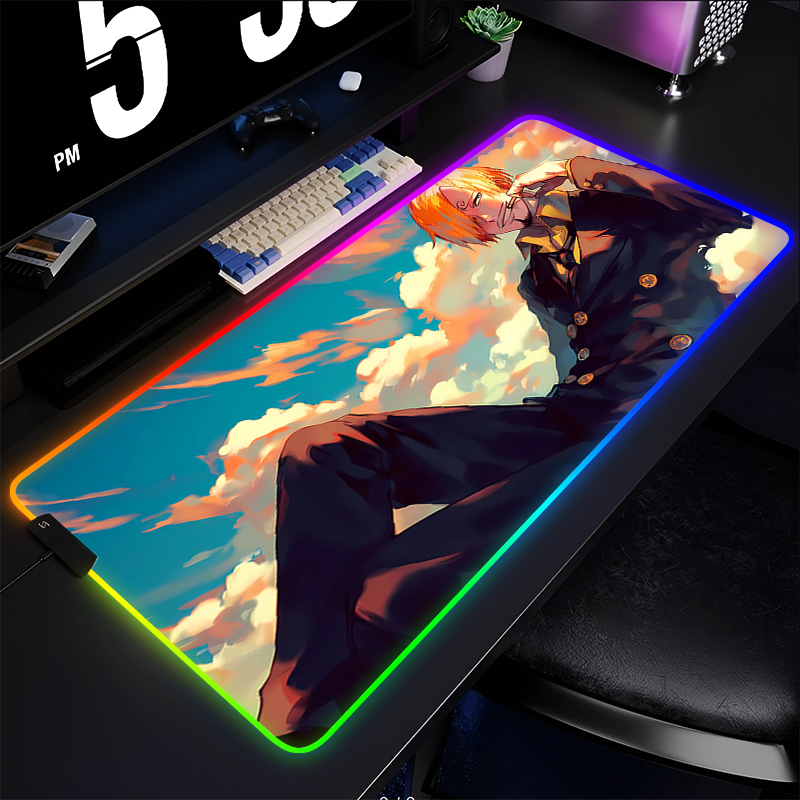 RGB Anime muismat één stuk San - Esports Gaming Mouse Pad recensie en prijs